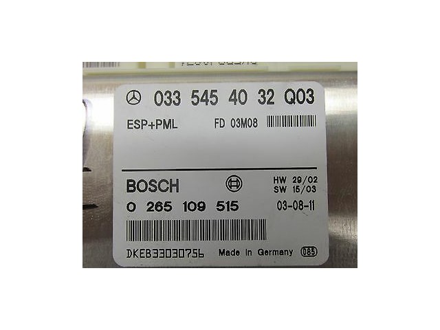 2003-2006 MERCEDES E320 W211 OEM ABS BRAKE STABILITY CONTROL MODULE