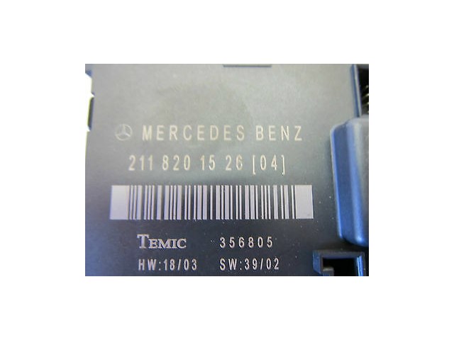 2003-2006 MERCEDES BENZ E500 W211 OEM LEFT REAR DOOR MODULE CONTROL DOOR UNIT