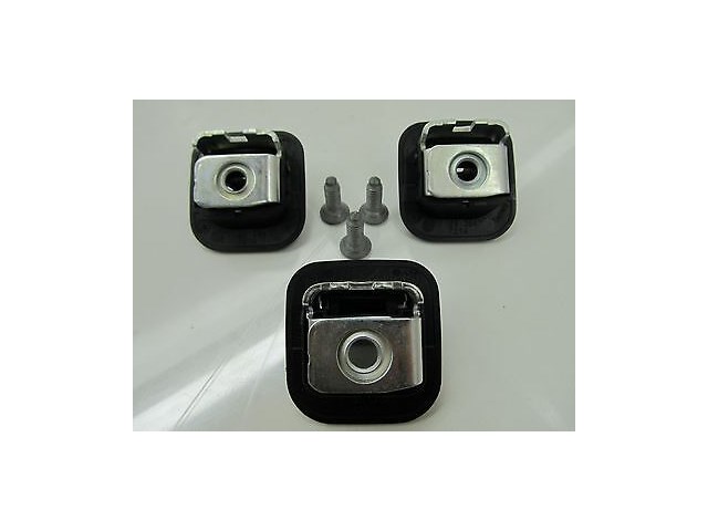 2008-2010 BMW 535xi 528 E60 OEM REAR DECK CHILD SEAT SUPPORT SET OF 3 W/ SCREWS