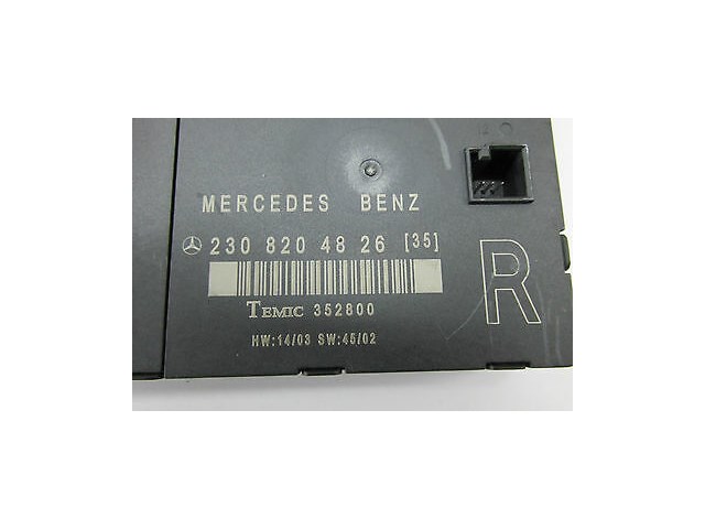 2004-2006 MERCEDES BENZ SL600 R230 OEM RIGHT FRONT DOOR CONTROL MODULE 