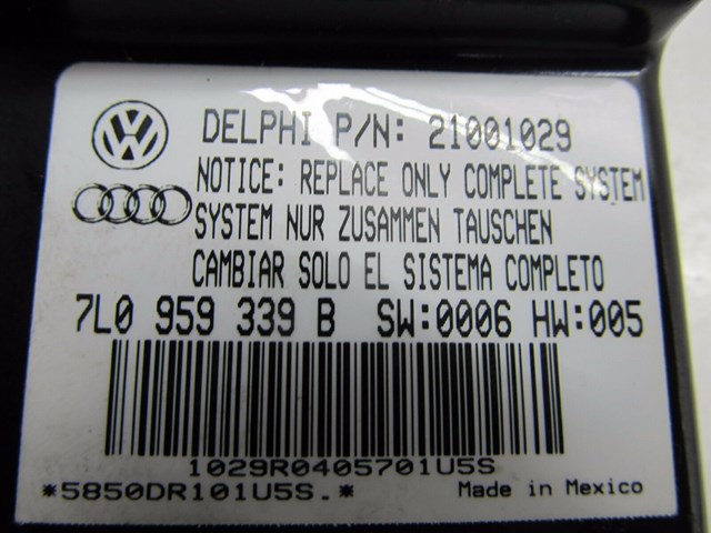 2004-2007 VOLKSWAGEN TOUAREG OEM RIGHT FRONT SEAT OCCUPANCY SENSOR MODULE