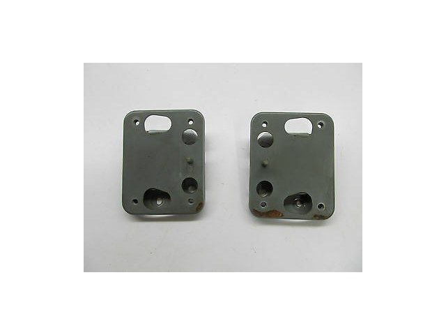 2003-2004 INFINITI G35 SEDAN OEM REAR BUMPER IMPACT BAR MOUNT / BRACKET SET OF 2