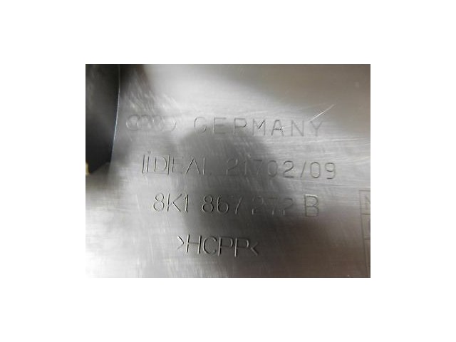 2008-2012 AUDI A4 AVANT WAGON B8 OEM RIGHT FRONT INTERIOR LOWER KICK PANEL