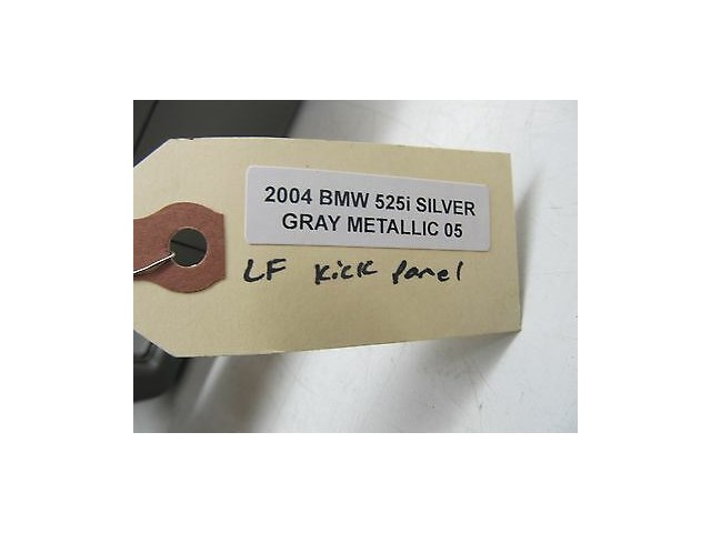2004-2005 BMW 525i 530i E60 OEM LEFT FRONT KICK PANEL TRUNK RELEASE TRIM MOLDING