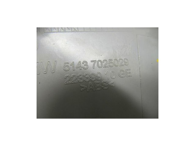 2004-2005 BMW 525i 530i E60 OEM LEFT FRONT KICK PANEL TRUNK RELEASE TRIM MOLDING