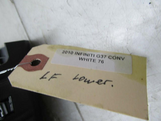 2009-2013 INFINITI G37 CONVERTIBLE OEM LEFT FRONT LOWER KICK PANEL 