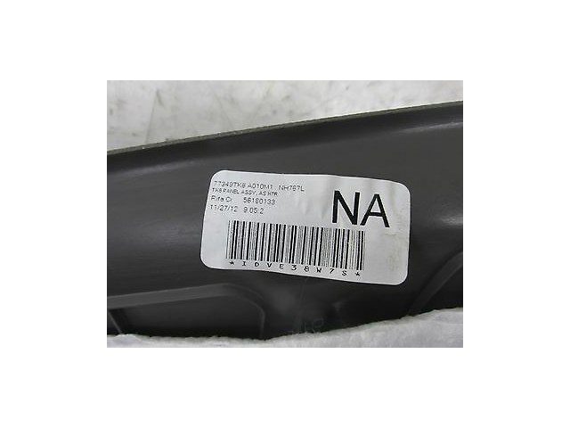 2011-2013 HONDA ODYSSEY OEM RIGHT FRONT KICK PANEL CENTER INTERIOR TRIM