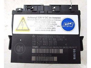 2007-2009 MERCEDES S600 W221 OEM SEAT CONTOUR CONTROL MODULE 2218709186