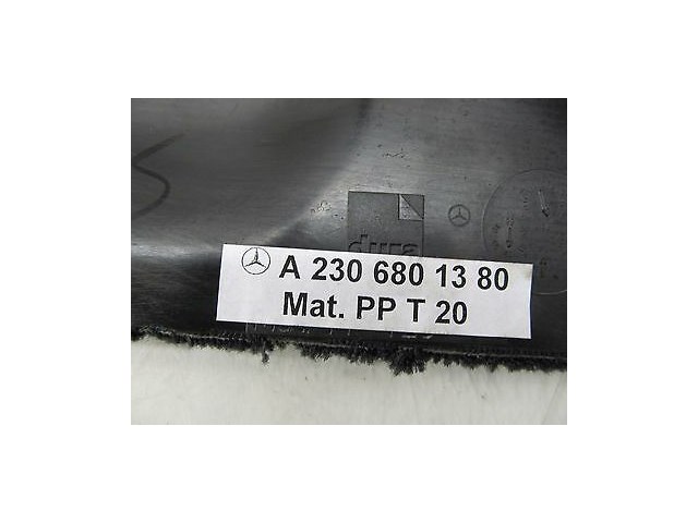 2003-2006 MERCEDES BENZ SL500R R230 OEM LEFT FRONT LOWER KICK PANEL COVER TRIM