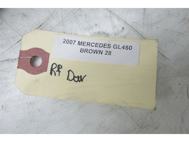 2007-2012 MERCEDES GL450 X164 OEM RIGHT FRONT DOOR WINDOW GLASS REGULATOR 