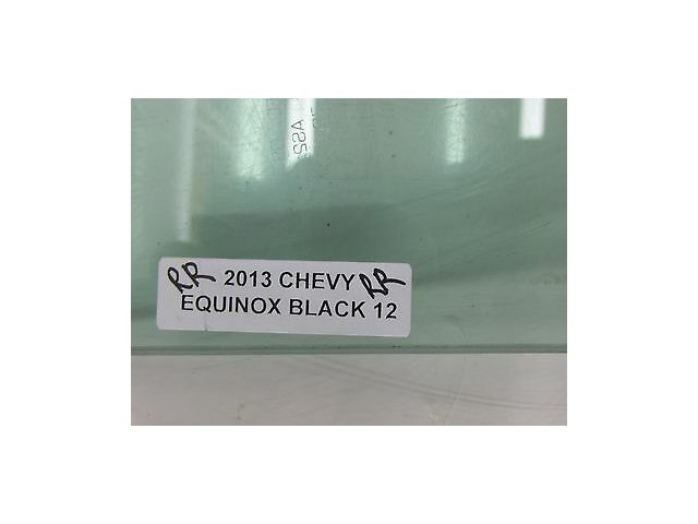 2010-2013 CHEVY EQUINOX LS OEM RIGHT REAR BACK DOOR WINDOW AUTO GLASS