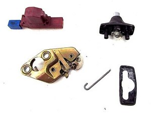 1985-1992 BMW 325i E30 OEM REAR TRUNK LOCK LATCH ACTUATOR SET