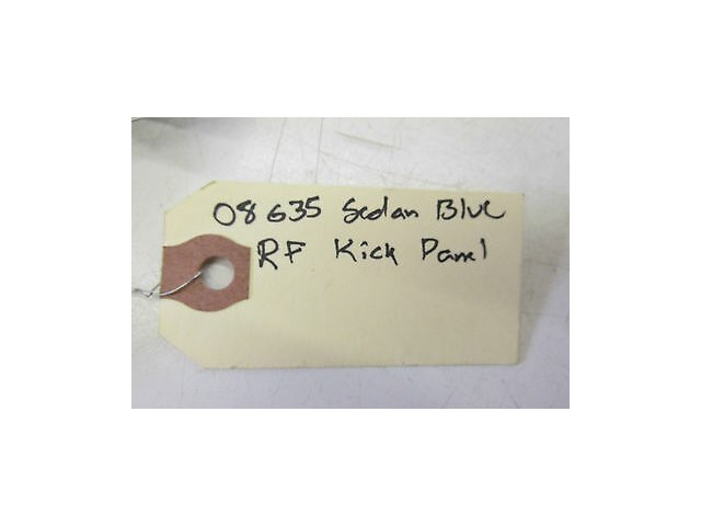 2007-2008 INFINITI G35 SEDAN RWD OEM RIGHT FRONT KICK PANEL COVER PLASTIC BLACK