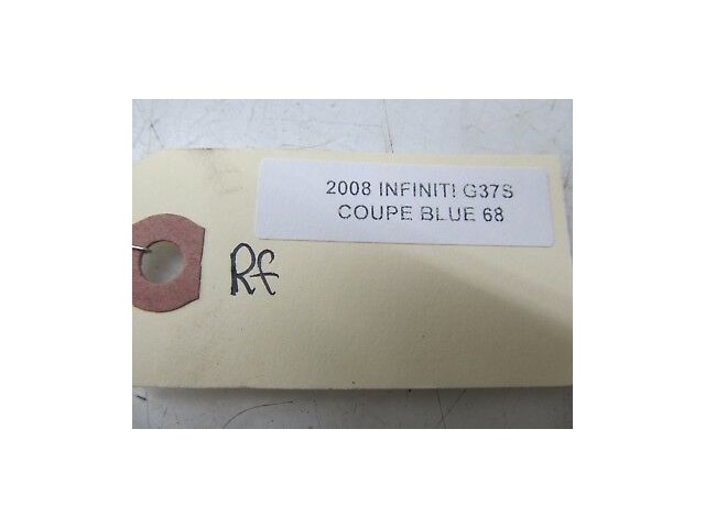 2008-2013 INFINITI G37S COUPE OEM RIGHT FRONT PASSENGER SIDE KICK PANEL COVER