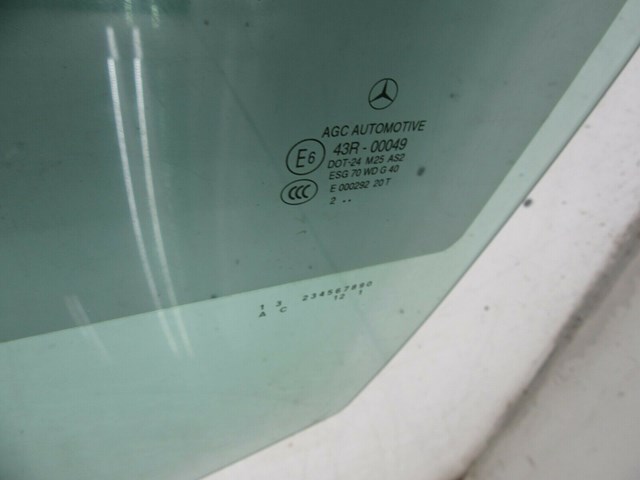 2012-2015 MERCEDES C350 COUPE OEM LEFT DRIVER DOOR WINDOW GLASS