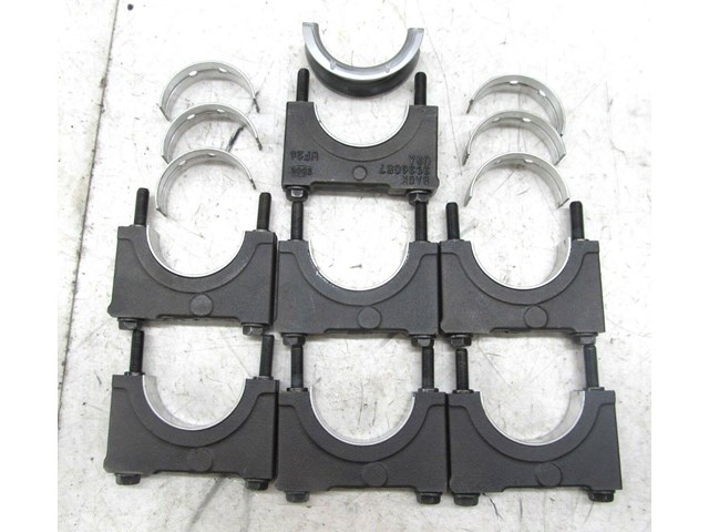 2003-2004 DODGE RAM 5.9L DIESEL 3500 2500 OEM CRANKSHAFT BEARING CAPS W/ CLAMPS 