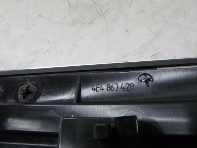 2004-2008 AUDI A8L W12 OEM RIGHT REAR PASSENGER DOOR PANEL WOODGRAIN TRIM COVER