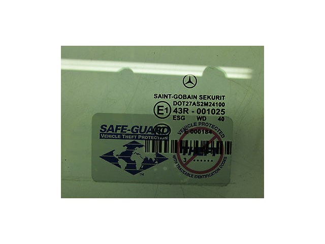2003-2006 MERCEDES BENZ E500 W211 OEM LEFT FRONT DRIVERS DOOR WINDOW GLASS