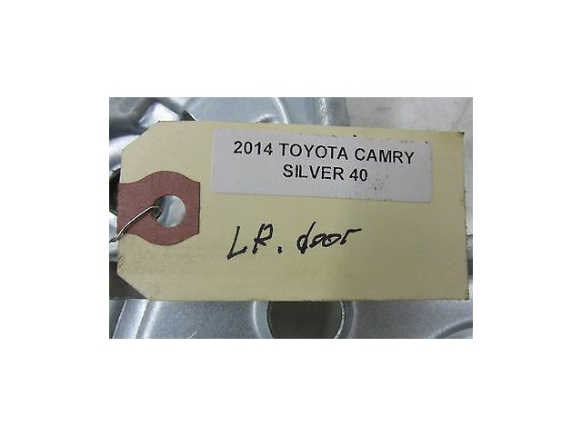 2012-2014 TOYOTA CAMRY OEM LEFT REAR DOOR WINDOW GLASS REGULATOR