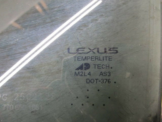 2004-2009 LEXUS RX350 RX330 OEM LEFT REAR DOOR GLASS WINDOW 