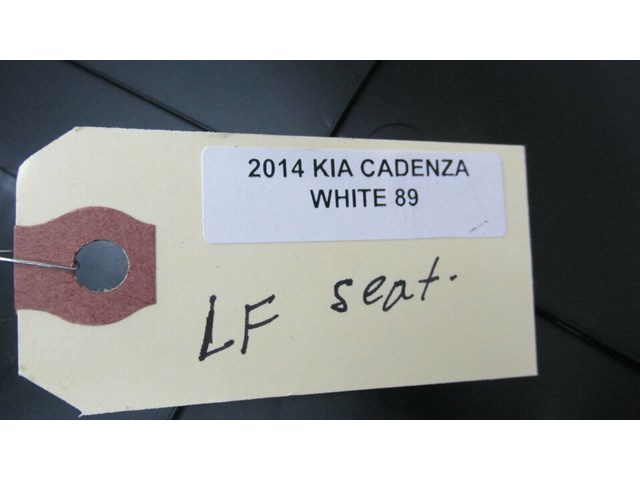  2014-2016 KIA CADENZA OEM LEFT FRONT DRIVER SEAT BOARD ASSEMBLY  WITH POCKET 
