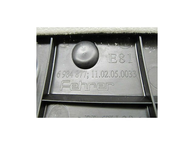 2011-2013 BMW 128i E82 OEM LEFT REAR INTERIOR LEATHER SEAT BOLSTER TRIM PIECE