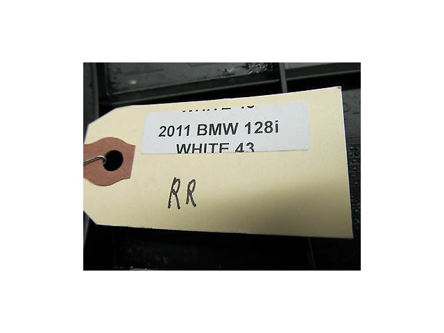 2011-2013 BMW 128i E82 OEM RIGHT REAR INTERIOR LEATHER SEAT BOLSTER TRIM PIECE