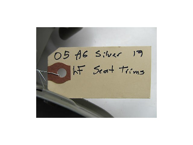 2005-2007 AUDI A6 QUATTRO C6 OEM LEFT FRONT DRIVER SEAT MOLDING TRIM SET