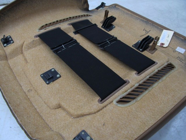 2004-2008 AUDI A8L W12 OEM LEFT FRONT DRIVER SEAT BACKSIDE PANEL COVER BROWN