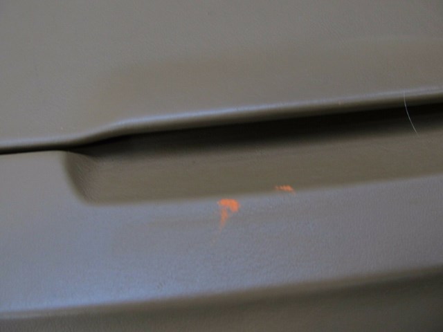 2004-2008 AUDI A8L W12 OEM LEFT FRONT DRIVER SEAT BACKSIDE PANEL COVER BROWN