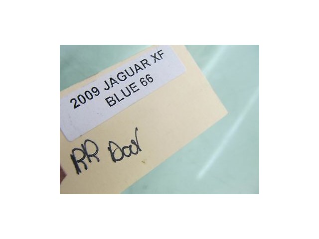 2009-2011 JAGUAR XF OEM RIGHT REAR DOOR WINDOW GLASS 