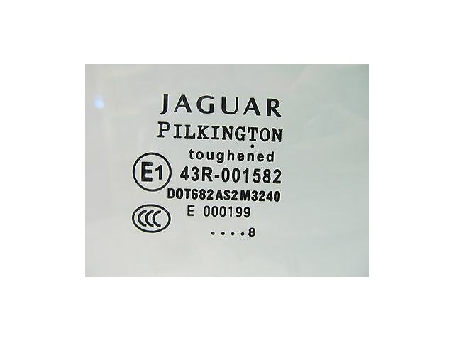 2009-2011 JAGUAR XF OEM RIGHT REAR DOOR WINDOW GLASS 