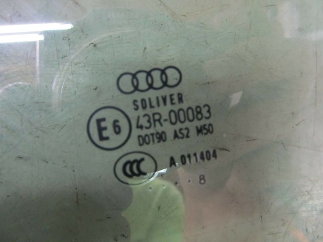 2005-2008 AUDI A6 C6 OEM LEFT FRONT DOOR WINDOW GLASS 