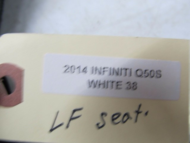 2014-2016 INFINITI Q50 OEM LEFT FRONT DRIVER SEAT BACKSIDE BACK COVER TRIM