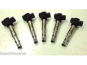 2012-2015 VOLKSWAGEN BEETLE 2.5 A5 OEM IGNITION COIL COILS SET OF 5 78231005