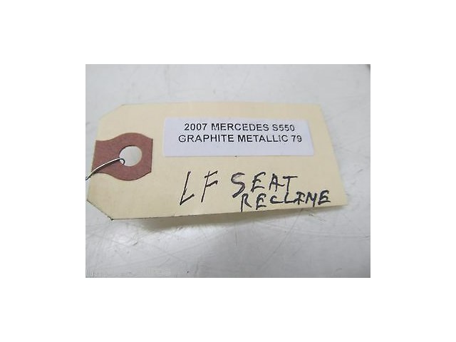 2007-2009 MERCEDES S550 W221 OEM LEFT FRONT DRIVER SEAT RECLINE MOTOR 