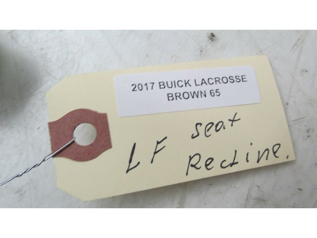 2017-2019 BUICK LACROSSE OEM LEFT FRONT DRIVER SEAT RECLINE MOTOR 