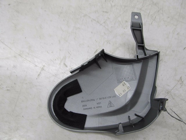 2013-2015 PORSCHE BOXSTER 981 OEM LEFT FRONT DRIVER SEAT PIVOT COVER TRIM 