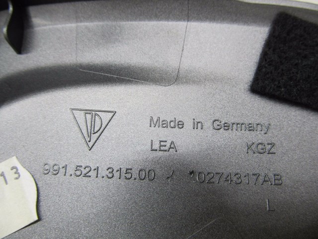 2013-2015 PORSCHE BOXSTER 981 OEM LEFT FRONT DRIVER SEAT PIVOT COVER TRIM 