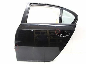 2008-2010 BMW 535i E60 OEM LEFT REAR EXTERIOR DOOR SHELL FRAME