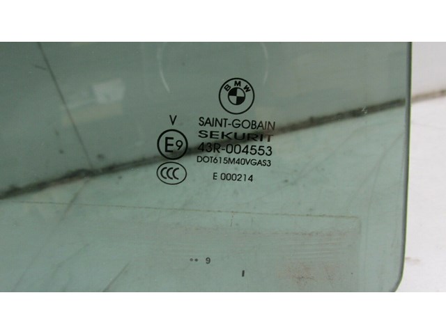  2007-2010 BMW X5 E70 OEM RIGHT REAR PASSENGER SIDE DOOR WINDOW GLASS