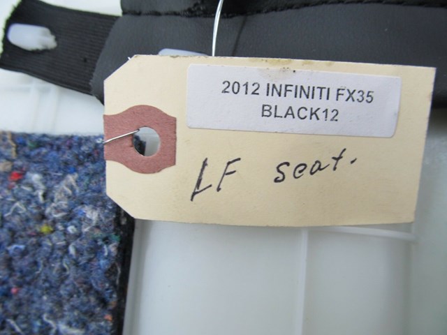 2009-2016 INFINITI FX35 QX70 OEM LEFT FRONT DRIVER SEAT BACK POCKET PANEL BLACK 