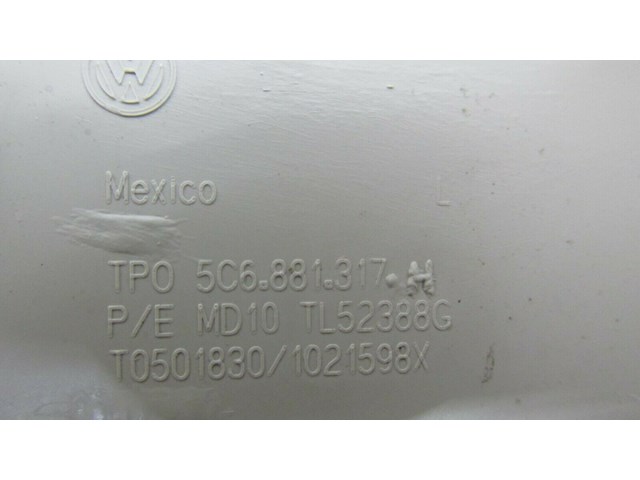 2012-2015 VOLKSWAGEN PASSAT OEM LEFT FRONT DRIVER SEAT TRIM SURROUND 