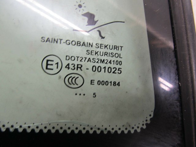 2004-2011 SAAB 9-3 OEM RIGHT REAR QUARTER PANEL GLASS WINDOW 