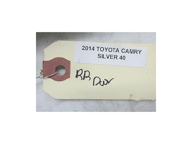 2012-2014 TOYOTA CAMRY OEM RIGHT REAR DOOR WINDOW GLASS REGULATOR