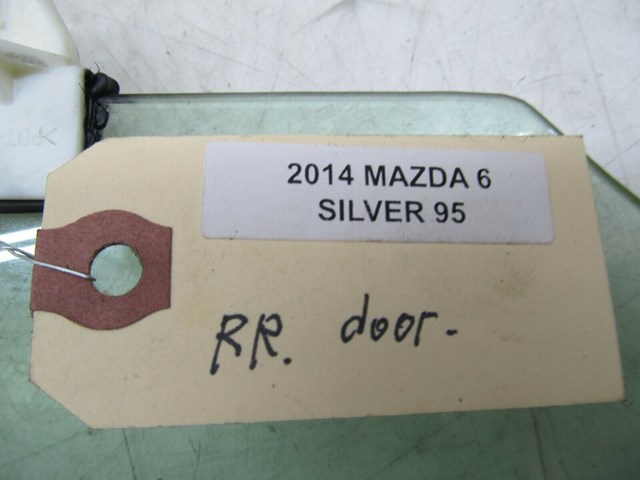 2013-2017 MAZDA 6 OEM RIGHT REAR DOOR WINDOW GLASS 
