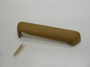1989 BENTLEY TURBO R OEM RIGHT REAR  DOOR PANEL LEATHER TAN ARM REST TRIM 