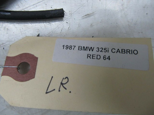 1985-1991 BMW 325i CABRIO E30 OEM LEFT REAR TRUNK PRESSURE AIR VENT DUCT