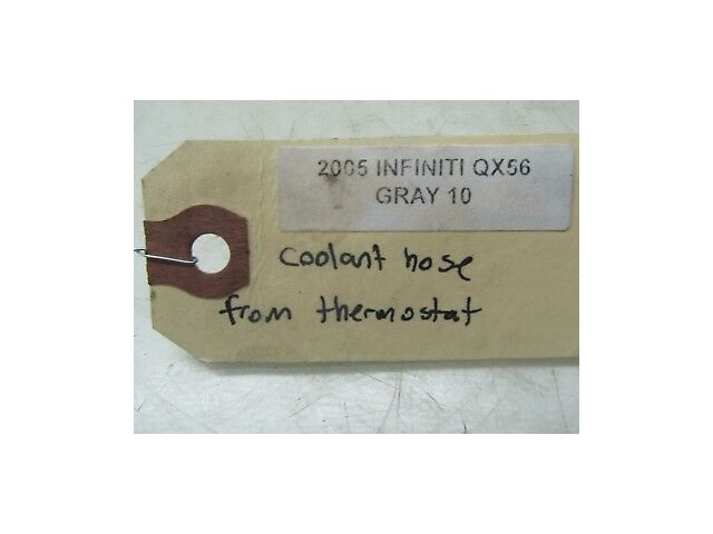 2004-2007 INFINITI QX56 OEM FRONT ENGINE COOLANT HOSE FROM THERMOSTAT 