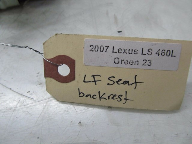 2007-2009 LEXUS LS460L XF40 OEM LEFT FRONT UPPER SEAT COOLING VENT T0957-12848